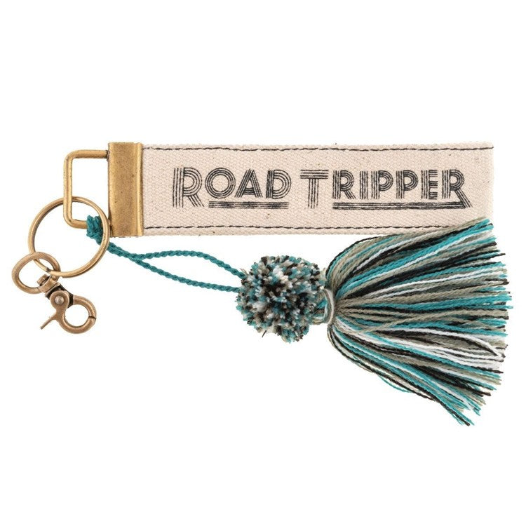 Canvas Tassel Key Chain