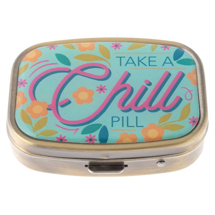 Small Metal Pill Case