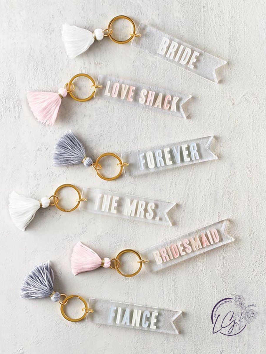 Acrylic Keychain - Bridesmaid