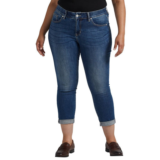 Curvy Bambi Mid Rise Girlfriend by Silver Jeans
