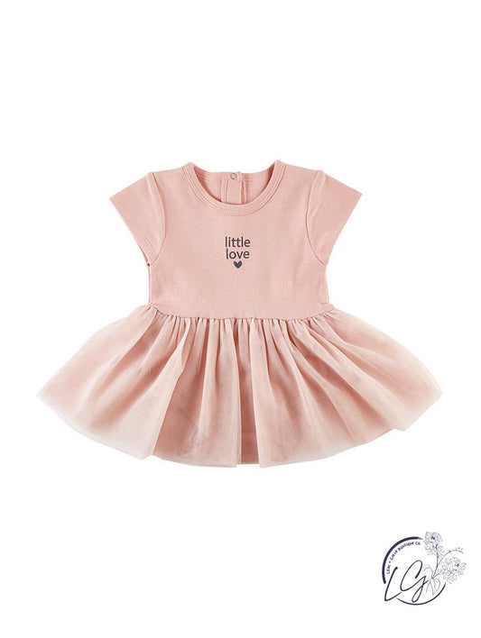 Snapshirt Tutu Dress - Blush Little Love