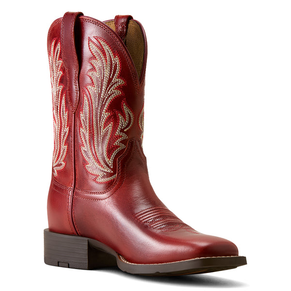 Round Up Filly Wide Square Toe Western Boot by Ariat