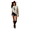 Ariat Cowboy Canvas Oversized Long Sleeve T-Shirt