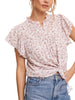 All In Good Time Ruffled Blouse Top