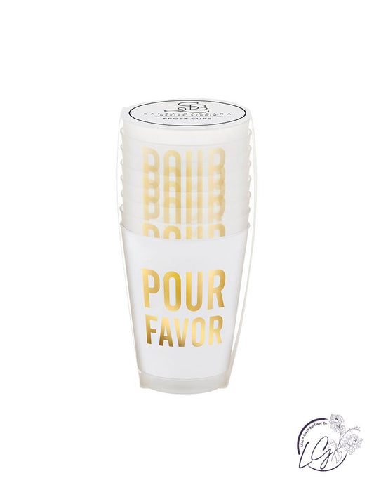 Gold Foil Frost Cup - Pour Favor