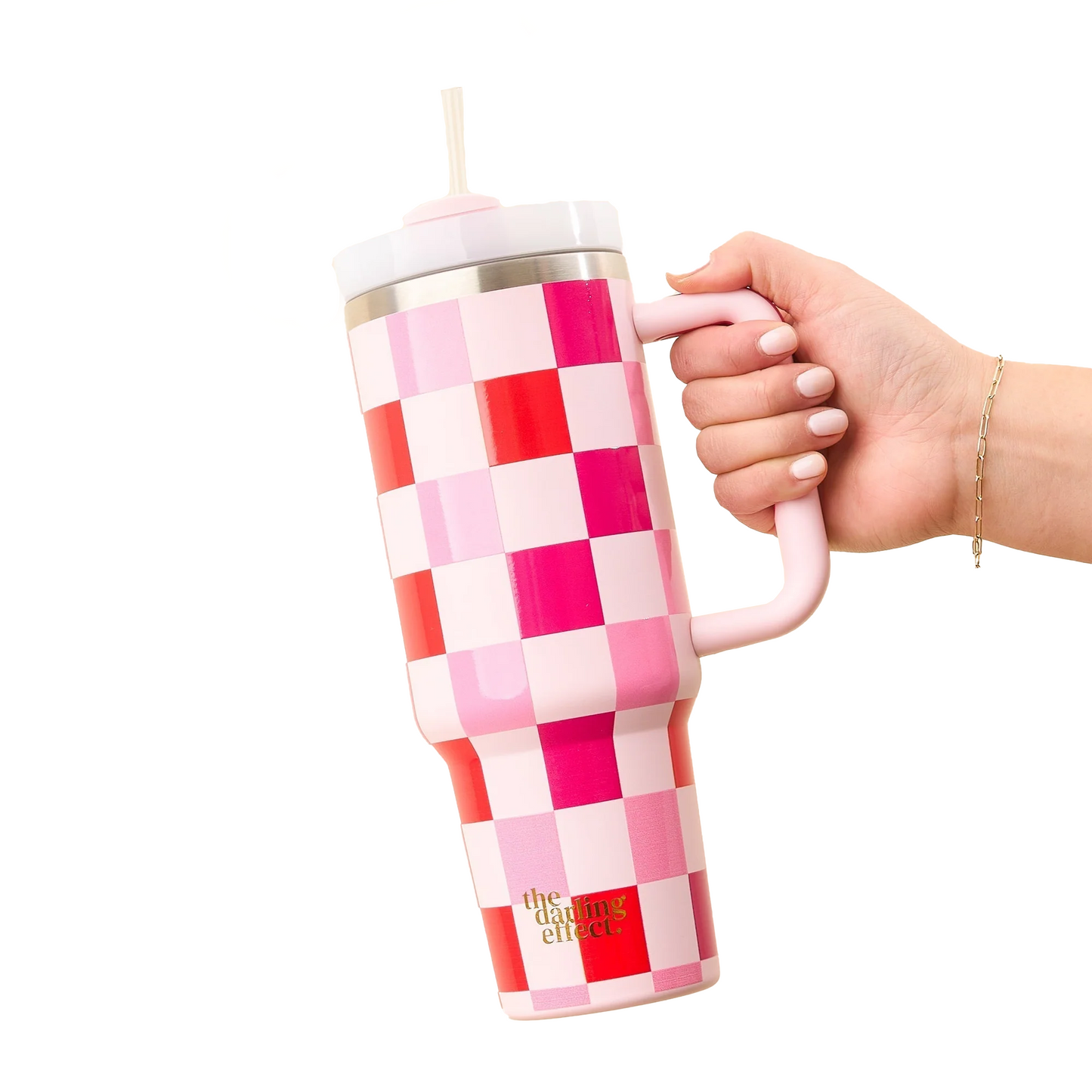 Checkered Take Me Everywhere 40 oz. Tumbler