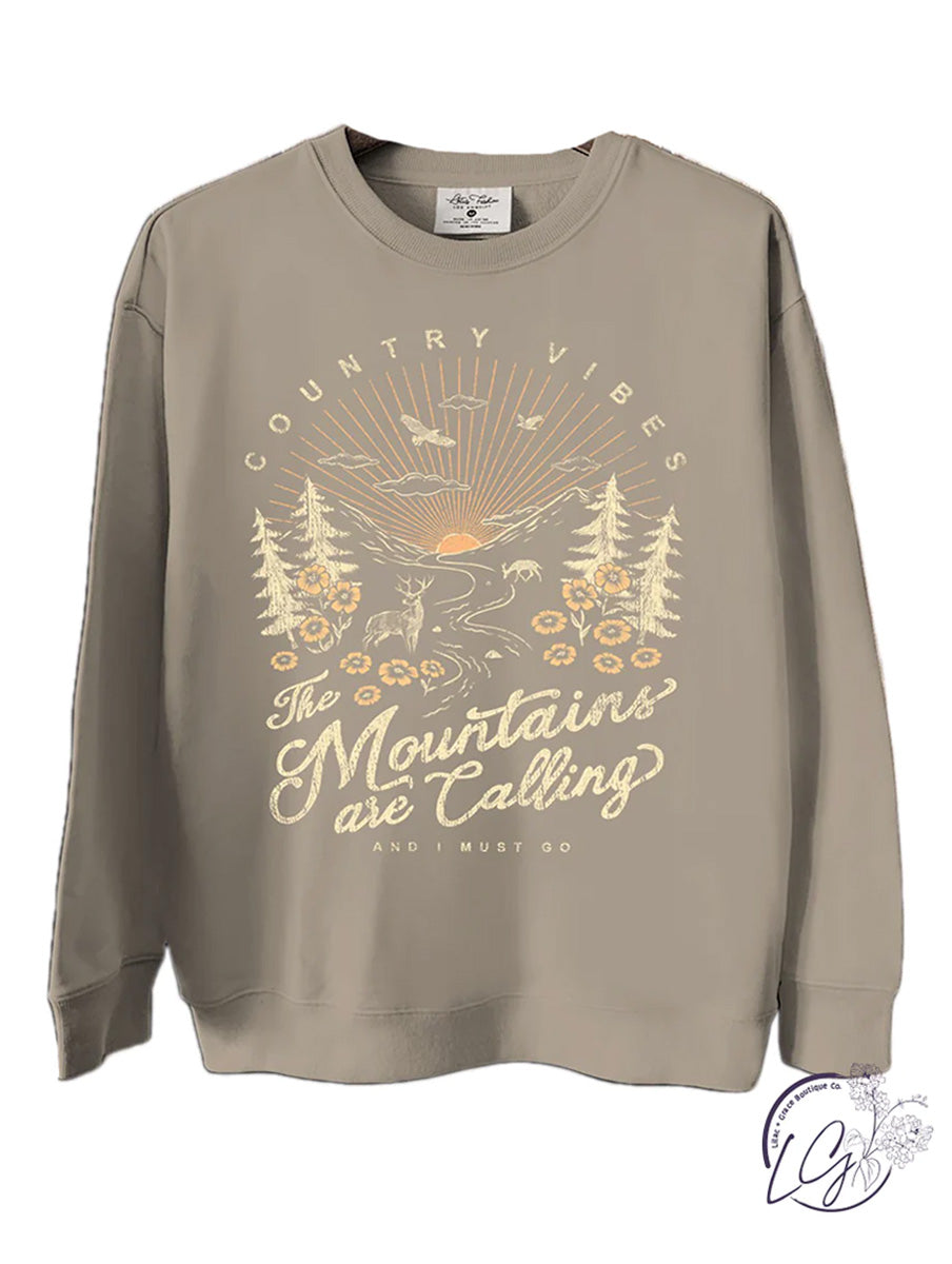 Country Vibes Graphic Crewneck