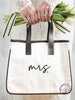 Mini Canvas Tote - Mrs.