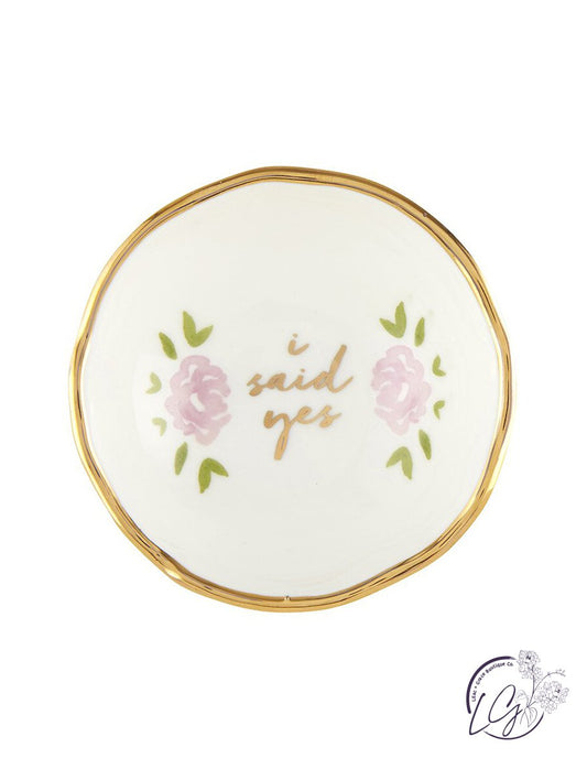 I Said Yes - Jewelry Dish