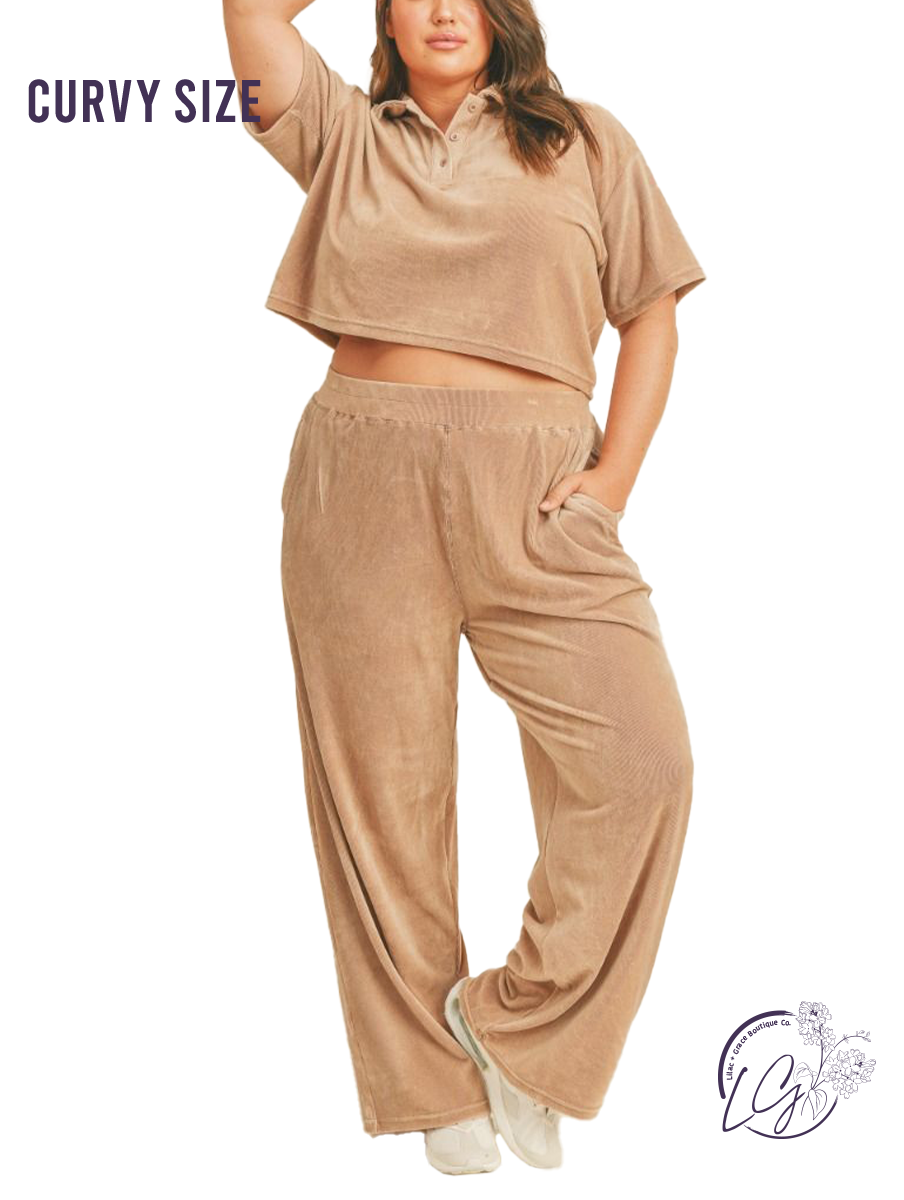 Curvy Soft Touch Wide Leg Pant