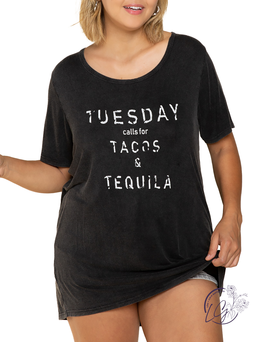 Curvy Taco Tuesdays Graphic Tee