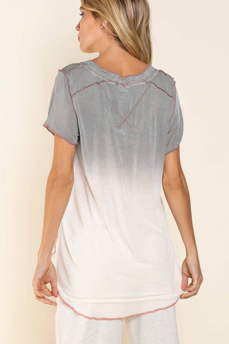 Simple Perfection Top in Charcoal