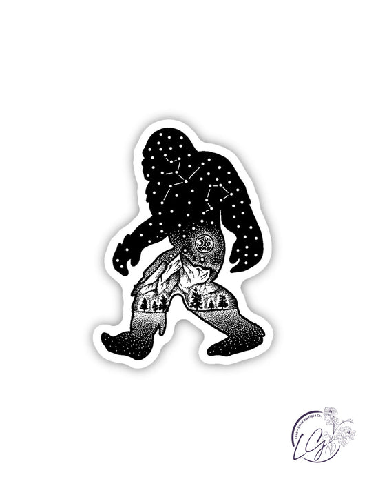 Sasquatch Constellation Sticker