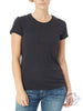 Curvy Signature Basic Tee in Black