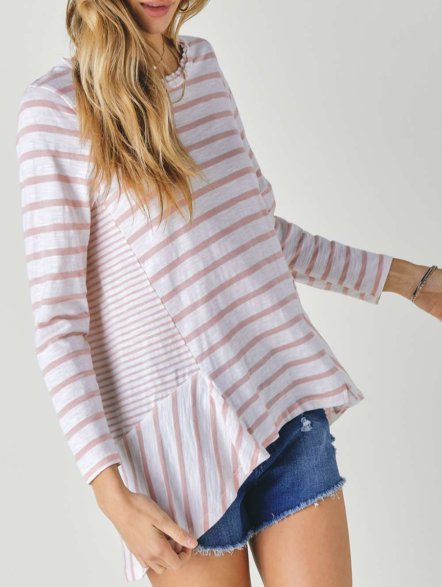 All the Love Long Sleeve Top in Mauve