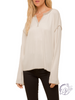 Playing Along V-Neck Boxy Long Sleeve