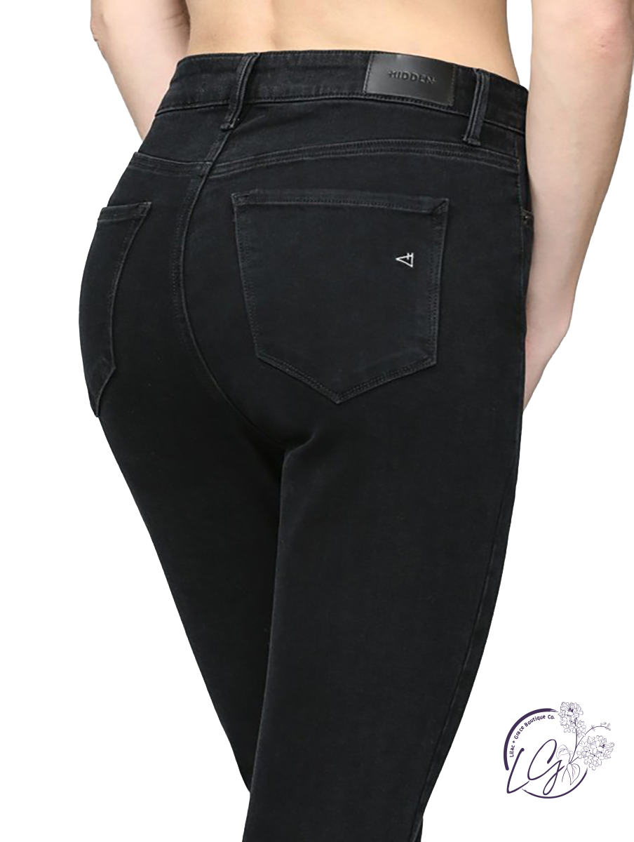 Taylor High-Rise Button Fly Skinny by Hidden Jeans