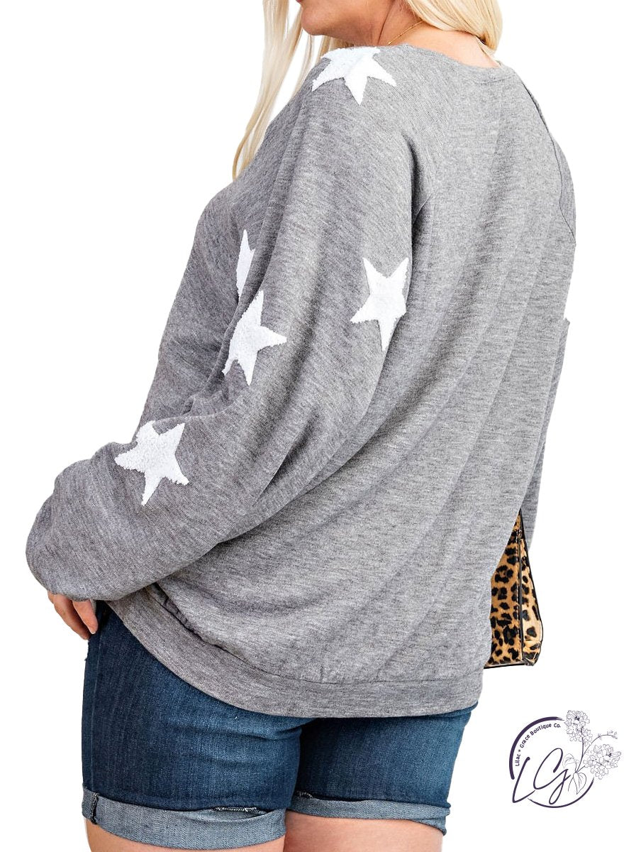 Curvy STARGAZE PULLOVER TOP