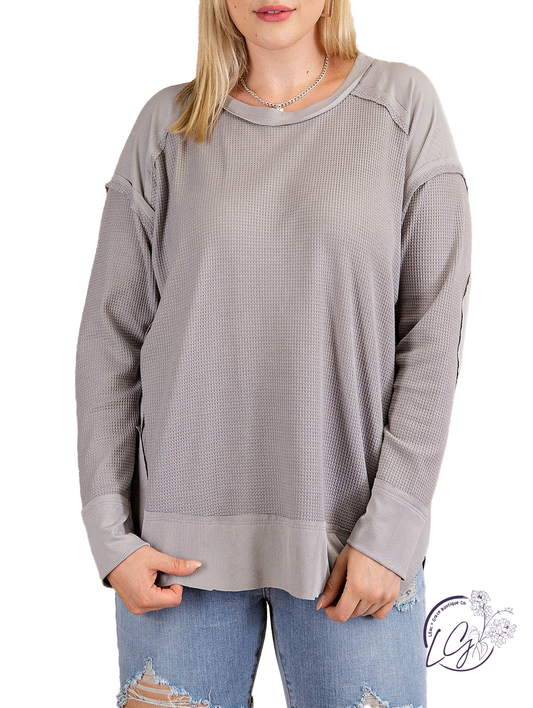 Curvy Only One Thermal Long Sleeve