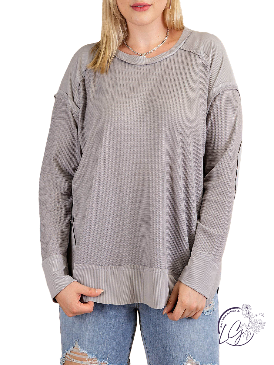 Curvy Only One Thermal Long Sleeve