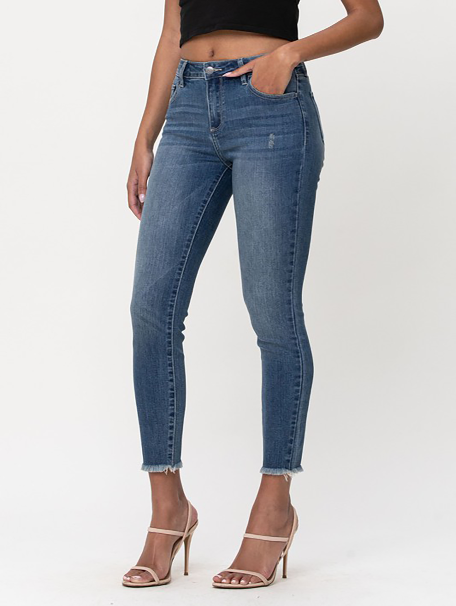 Lexi Mid-Rise Cropped Skinny by Cello Jeans