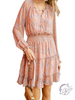 Sunny Breeze Chiffon Long Sleeve Dress