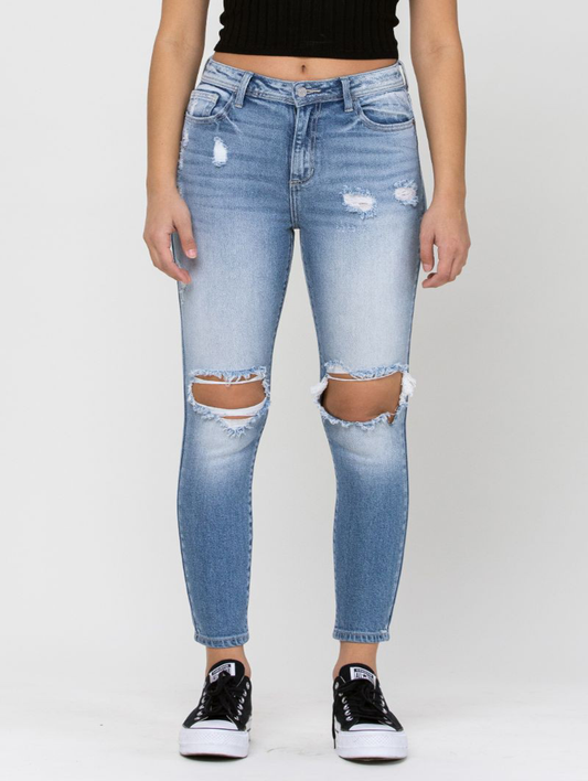 Curvy Stacy High-Rise Mom Skinny by Cello Jeans