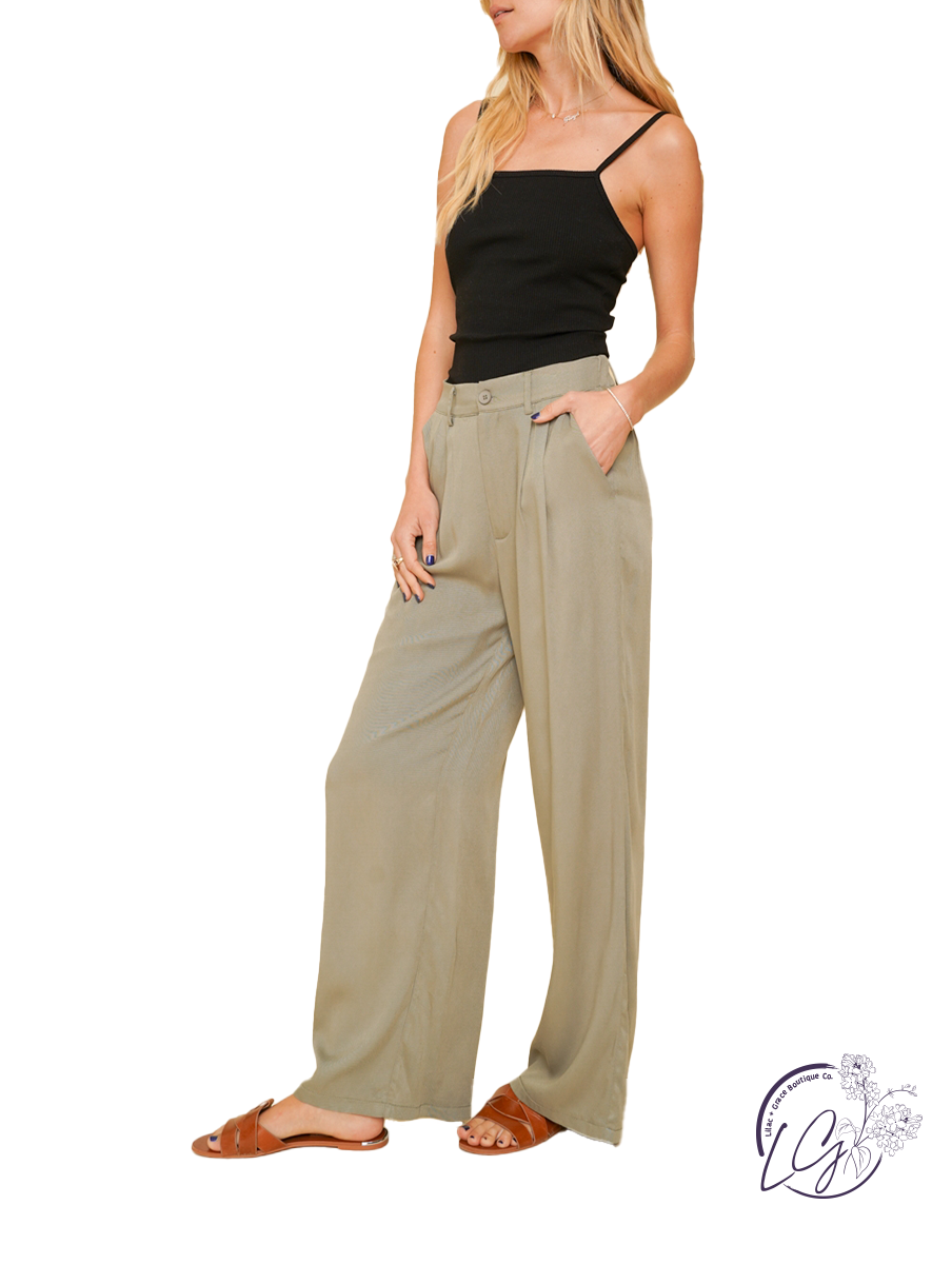 Better Taste Wide Leg Trousers