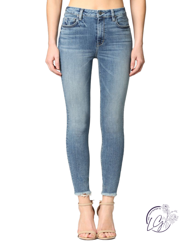 Hidden Jeans Taylor High Rise Skinny - Black Corduroy