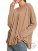 Late Nights Soft V-Neck Long Sleeve