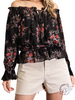 Fool For You Floral Off The Shoulder Blouse