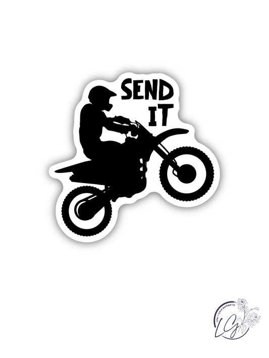 Send It Dirtbike Stickers