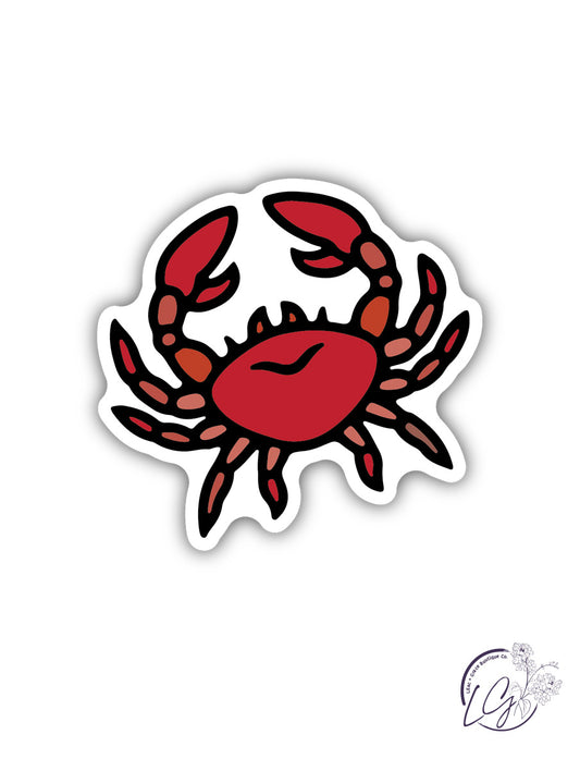 Red Crab Sticker