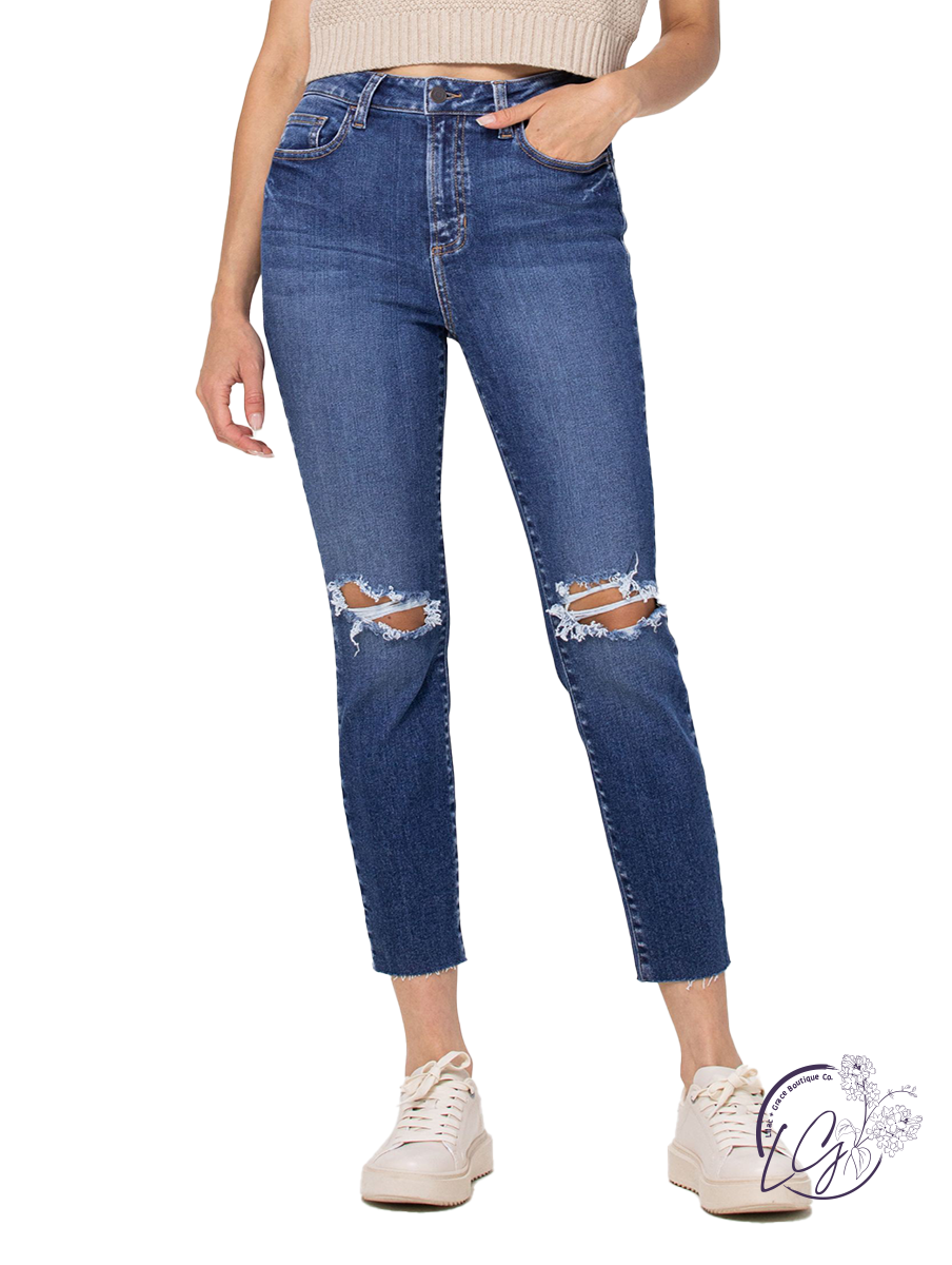Cropped Skinny Jeans Cello Stretch Jeans Cello Jeans Mid Rise Crop