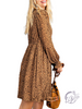 Lovin' Leopard Long Sleeve Dress