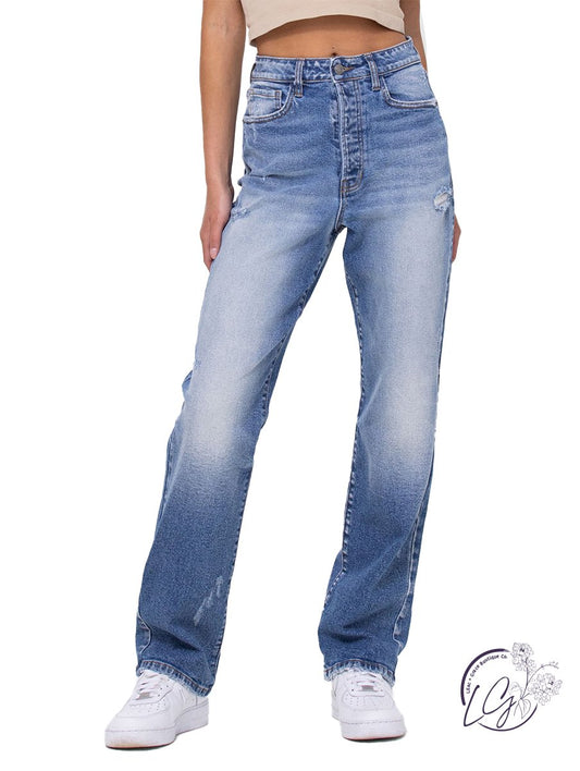 Mackenzie Super High-Rise Mom Jean by Cello Jeans