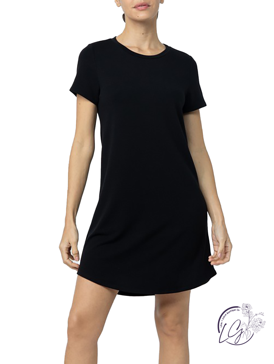 Casual and Cool French Terry Dress