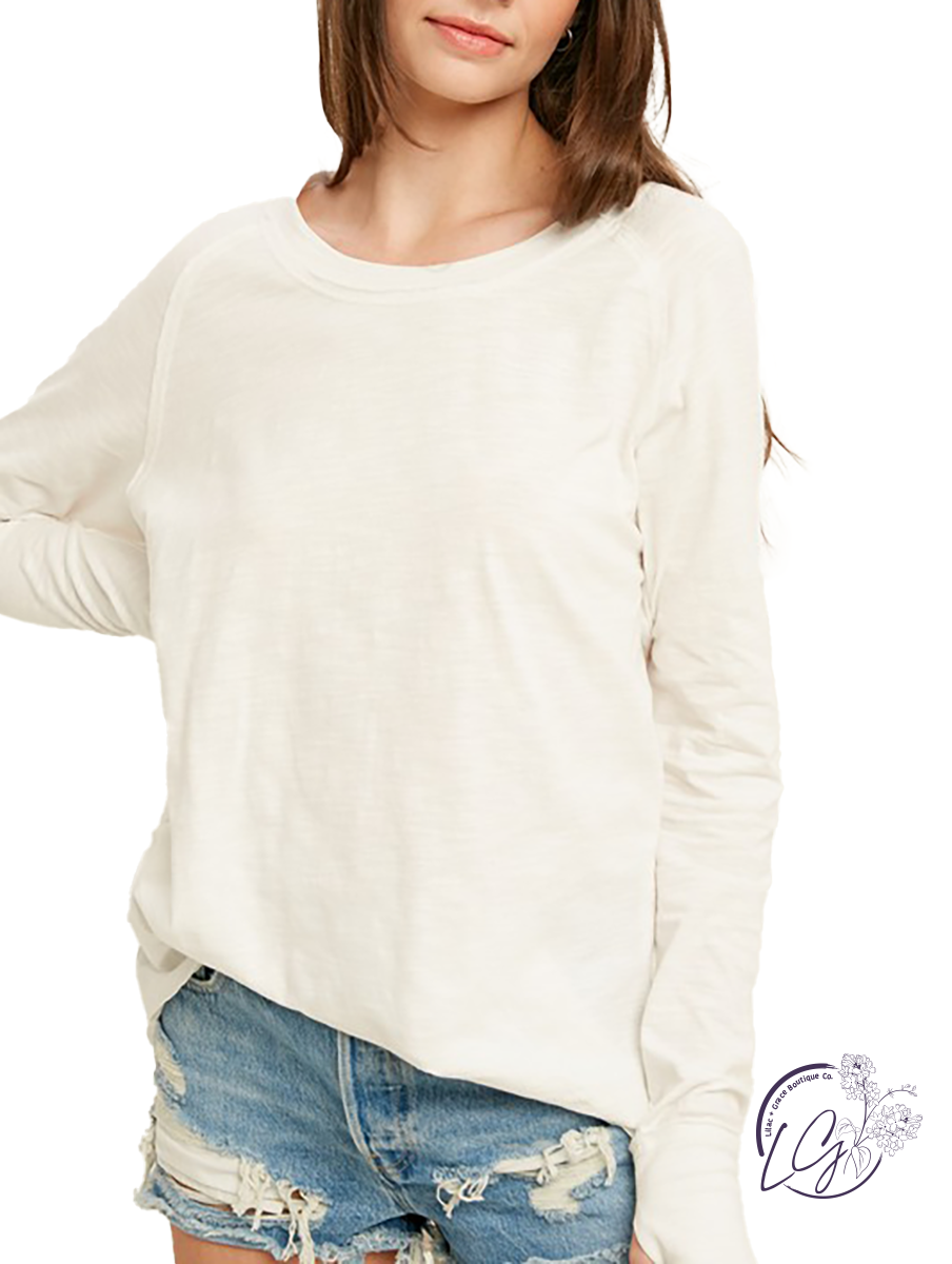 Transitional Essential Long Sleeve Top