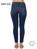 Curvy Mia High-Rise Button Fly Skinny by Judy Blue