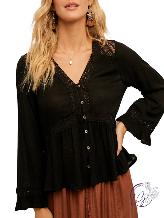 Dreaming About You Peplum Blouse