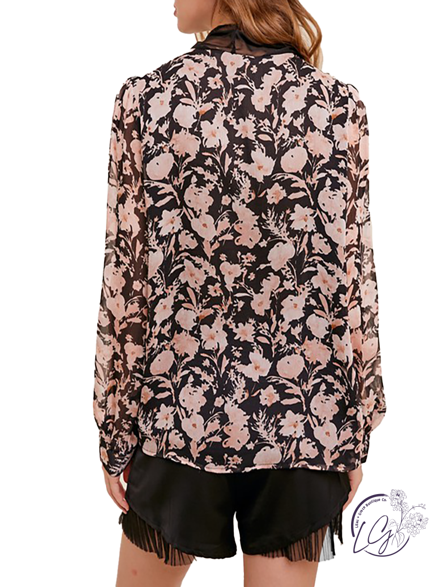 Thrill of the Day Floral Blouse