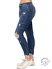 Rosie Mid-Rise Distressed Skinny by Judy Blue