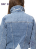 Curvy Aubree Denim Jacket w/ Howdy Embroidery by Judy Blue