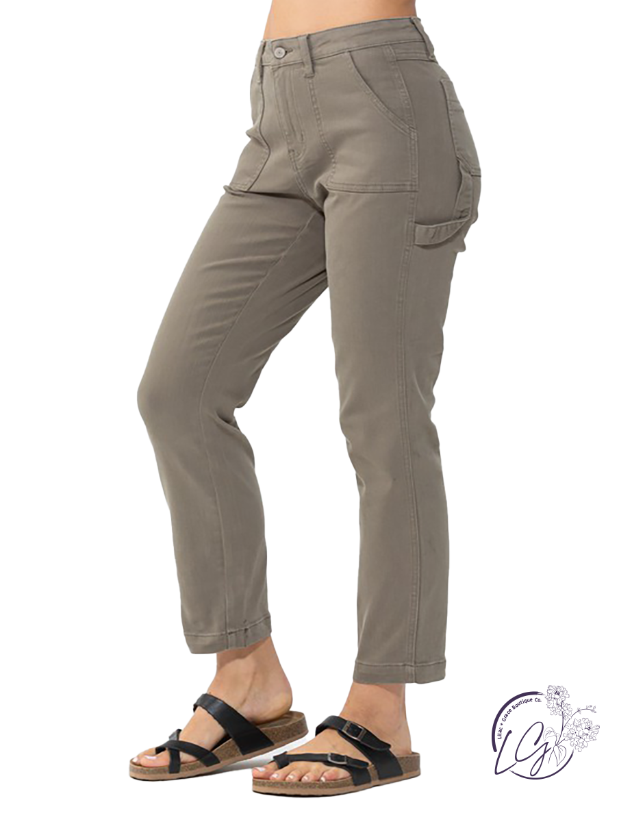 Clara High-Rise Utility Slim Fit by Judy Blue