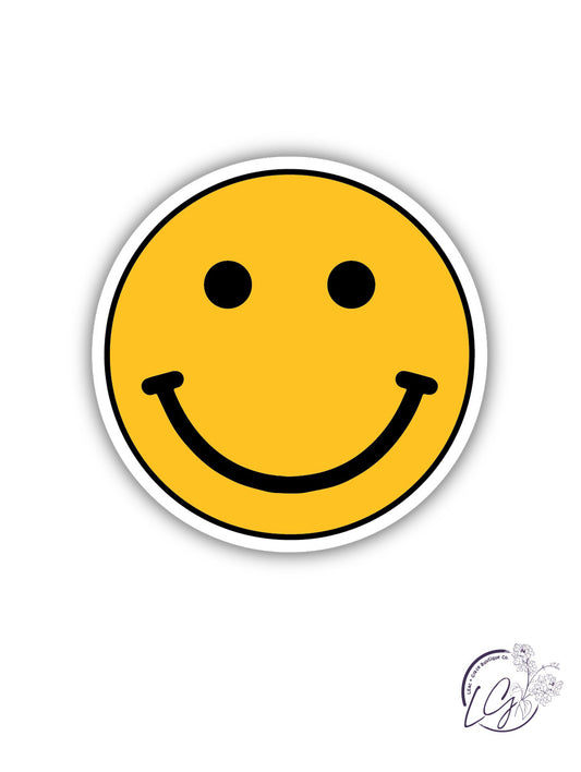 Smiley Face Sticker