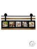 METAL 4X4 PHOTO FRAMES WITH BARN DOOR LOOK HANGER