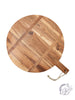 Round Acacia Wood Serving Board