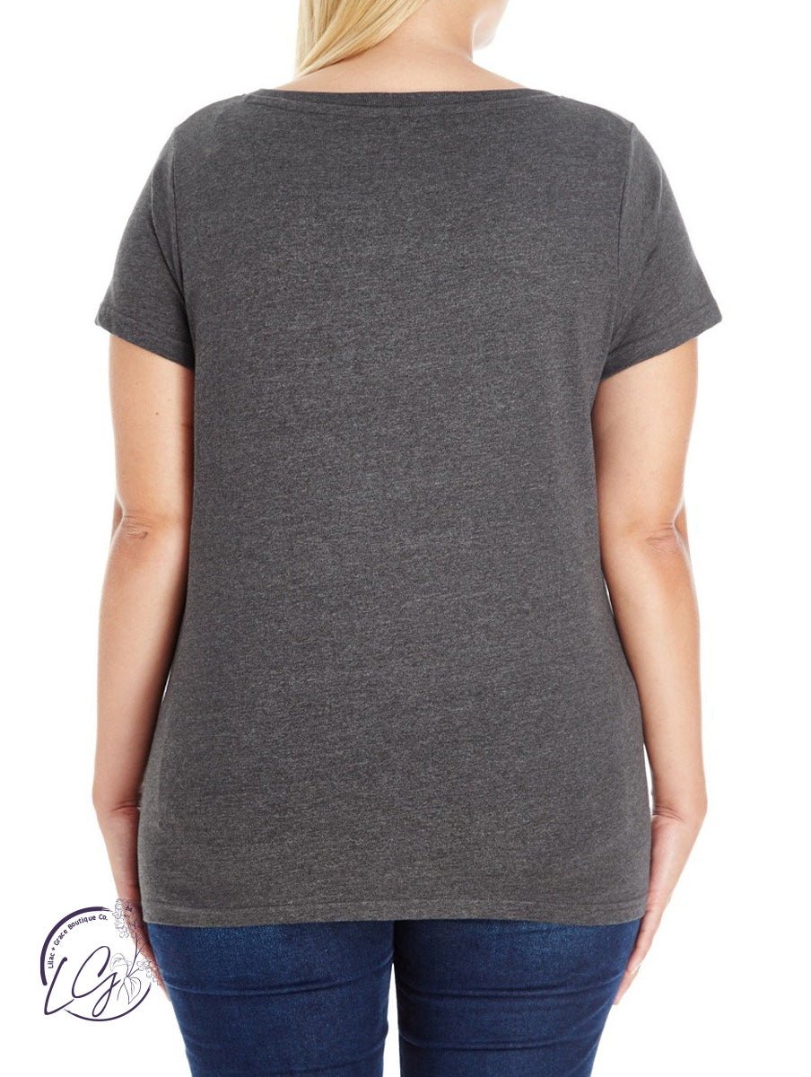 Signature Curvy Basic V-Neck Tee