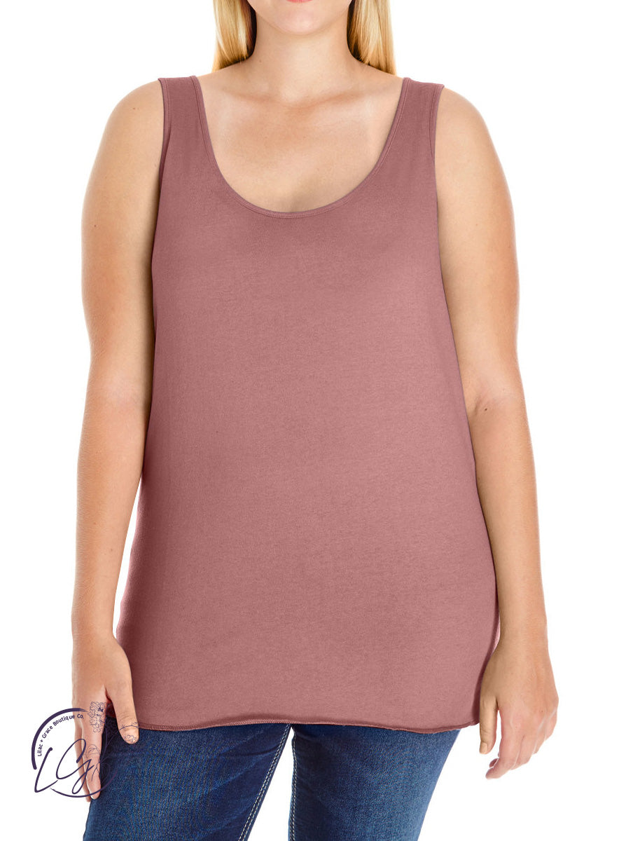 Signature Curvy Basic Tank Top