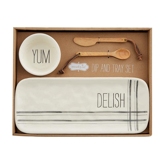 Delish Tray & Dip Set